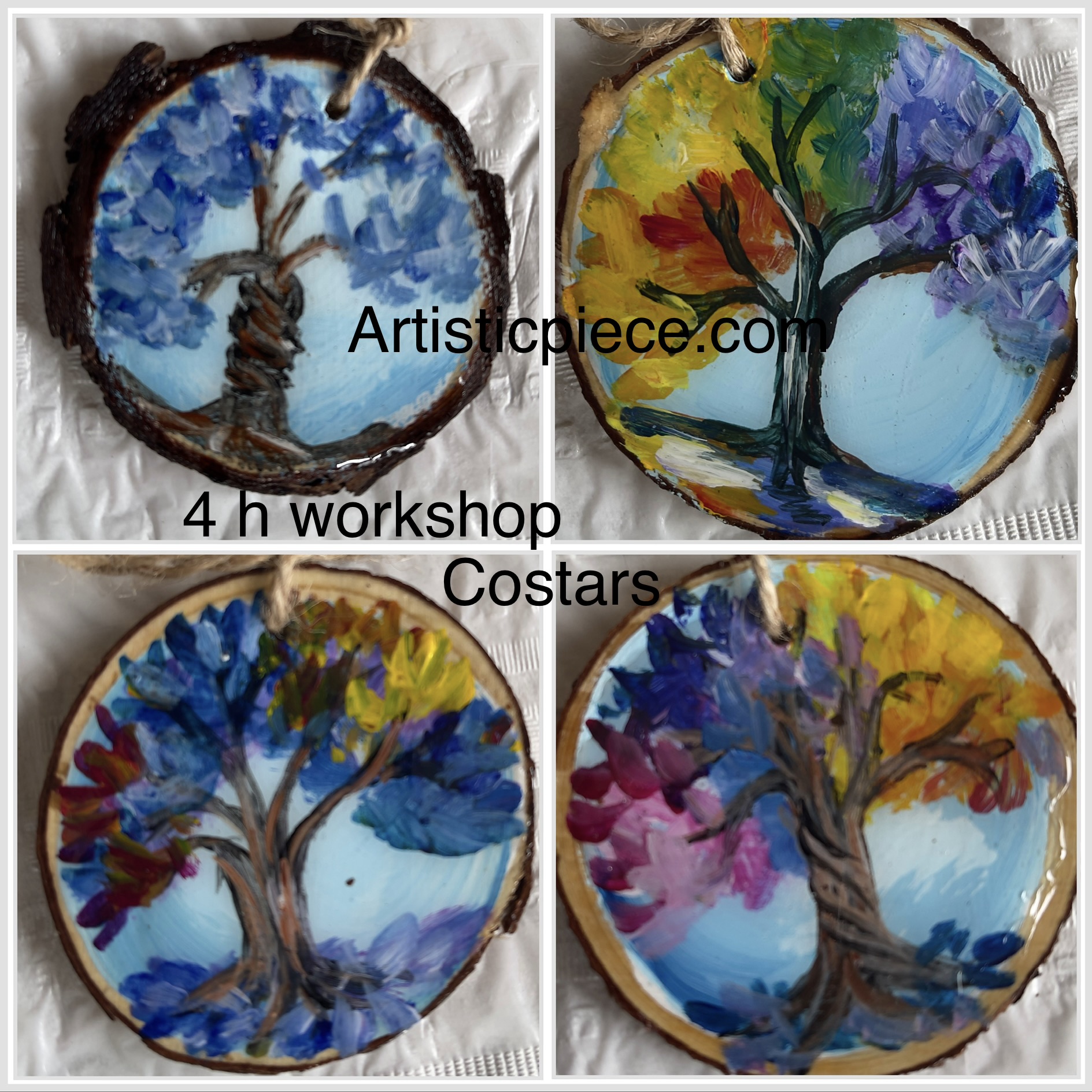 Coaster/Ornament Making (4 Pack)