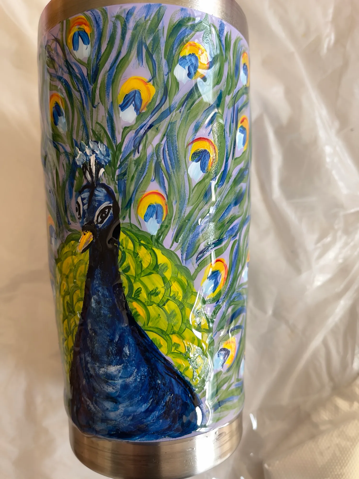 hot cup_ 20oz_ peacock