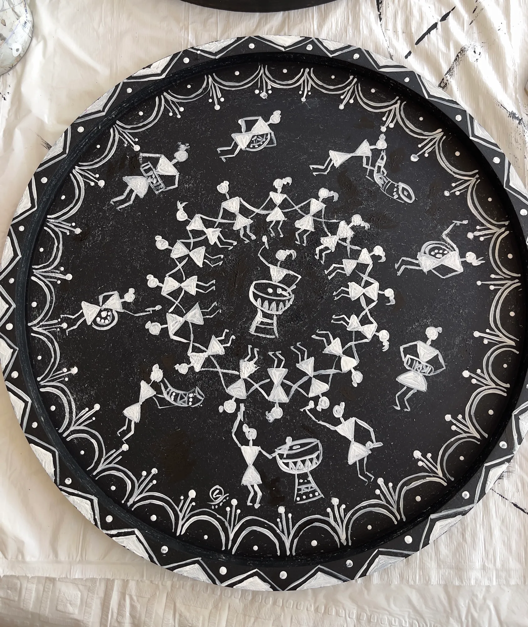 warli tray