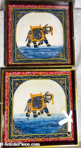 Miniature Elephant (Tray) 2Pc Set